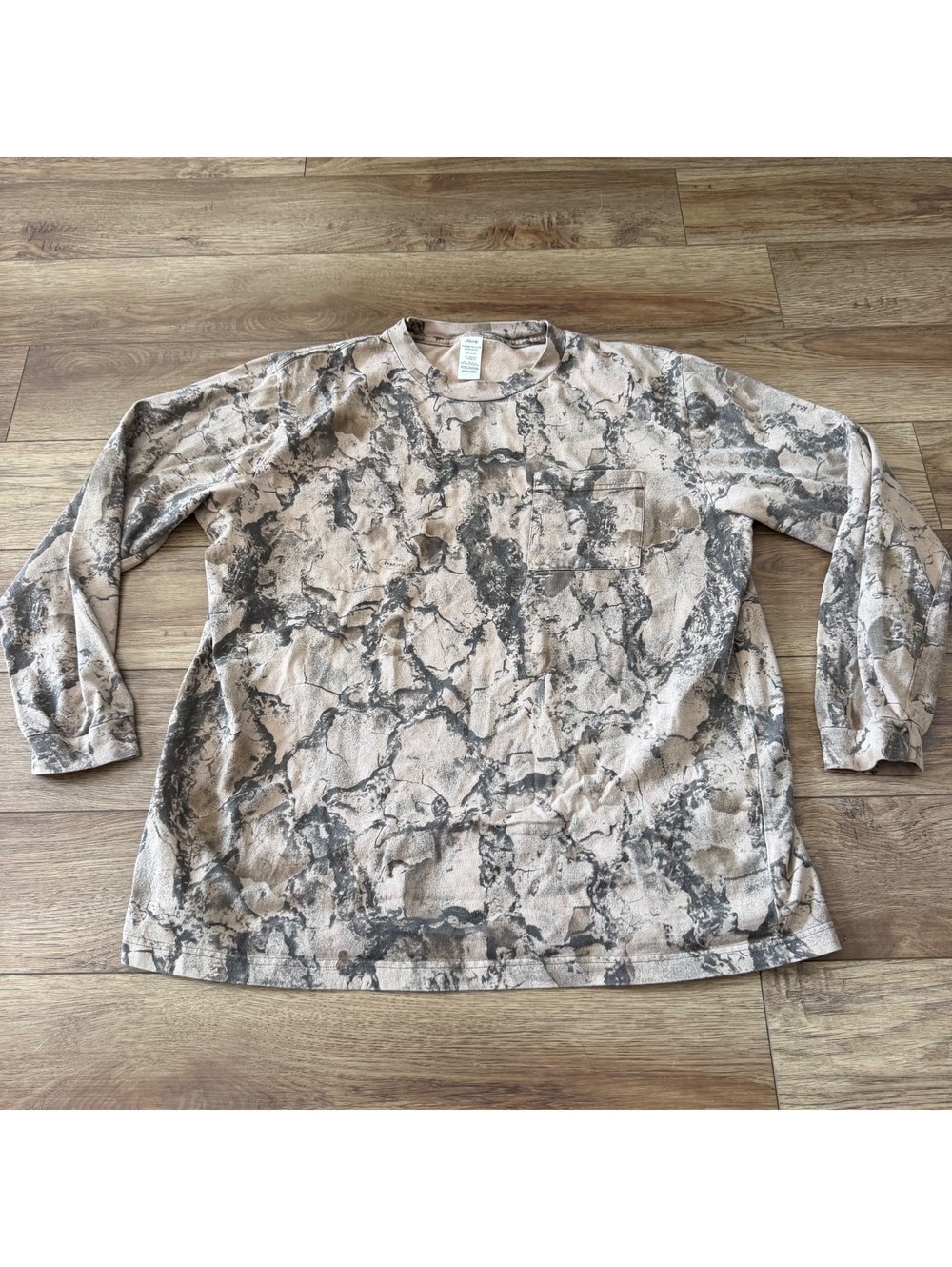 Vtg Liberty Natural Gear Camo Long Sleeve Pocket Shirt XL
